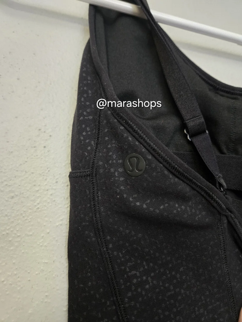 Lululemon The Easy Bodysuit Monochromic Black Emboss